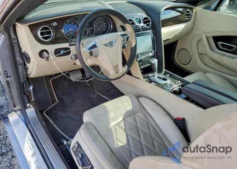 2013 Bentley Continental Gtc V8 z USA, uszkodzony, nr VIN SCBGT3ZA1DC082461